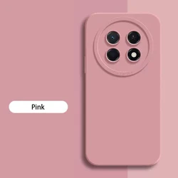Custodia per telefono in silicone liquido a colore solido con protezione per l'obiettivo e design Angel Eyes
