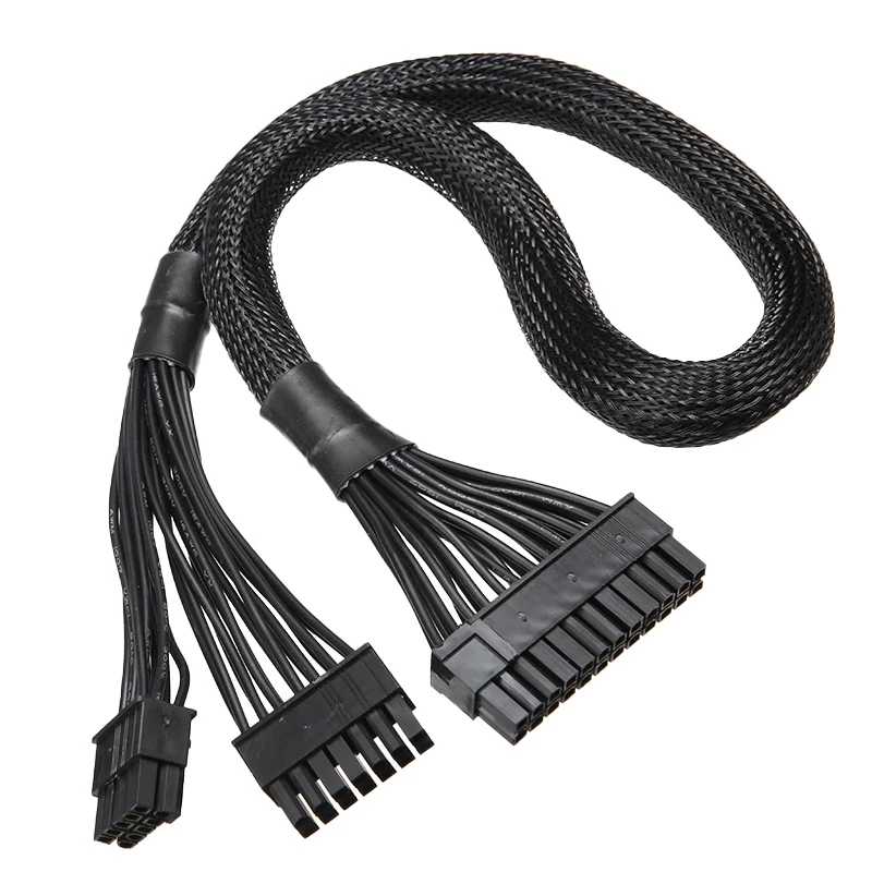 1pc Computer Private Connecting Cable Corsair AX1500i AX1200i AX860i AX760i AX1200 Black 10+14 Pin To 24 Module | Компьютеры и офис