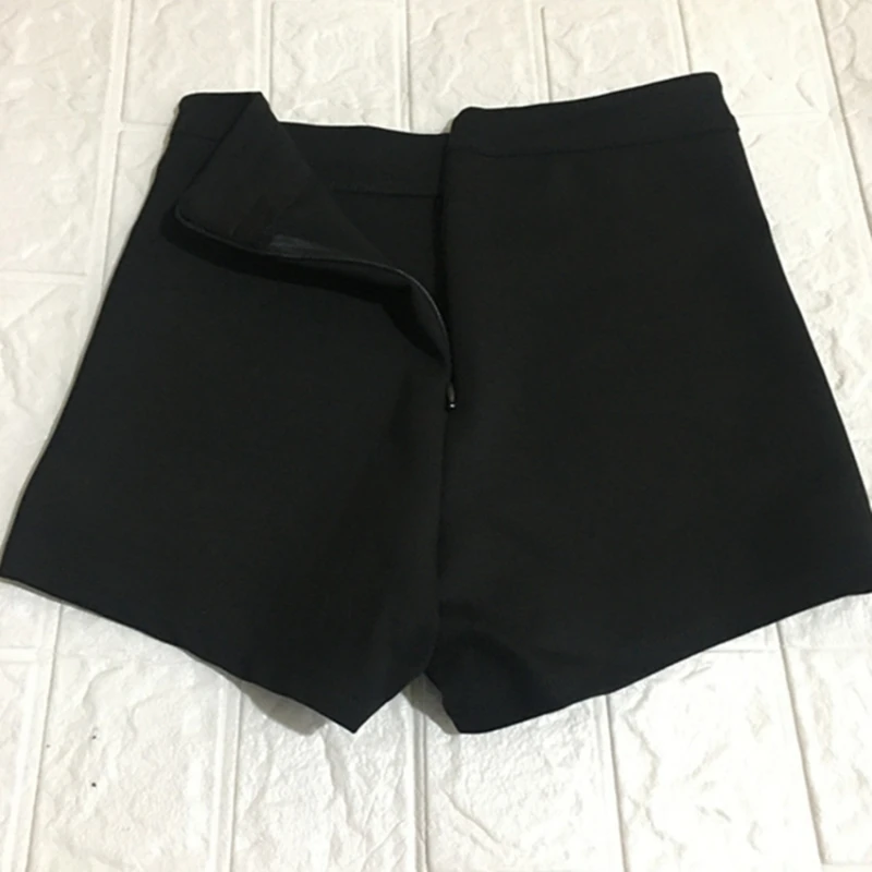 Kpop Girl Group LISA Concert Nightclub Sexy High Waist Tight Shorts Women Streetwear Dance Hip Hop Black Slim Elastic Shorts