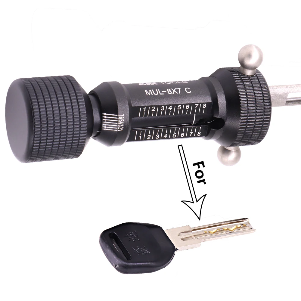 AKK Tools MUL-8X7 C Crescent Key Tool For 8/ 7 Beads Crescent Key ...