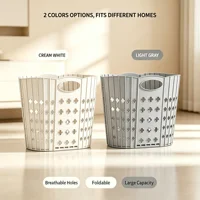 Foldable Stylish Laundry Basket with Handle Design — Space-Saving Home Storage Solution for Storing Clothes, Toys, and Miscellaneous Items, Suitable for Dorms, Bathrooms, Bedrooms, Rvs, and Homes Practical and Stylish Gifts 2