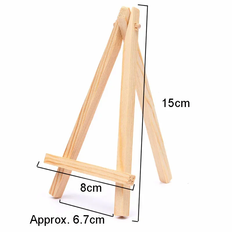 Kids Mini Wooden Easel Art Painting Name Card Stand Display Holder Drawing 8PCS for School Student Artist Supplies sketch easel wooden easel wood table easel