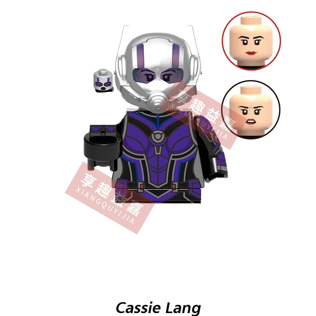 Mini action toy figures Building Blocks Ant-Man and the Wasp Movies hero dolls Educational assemble Toys Gifts For Children 4