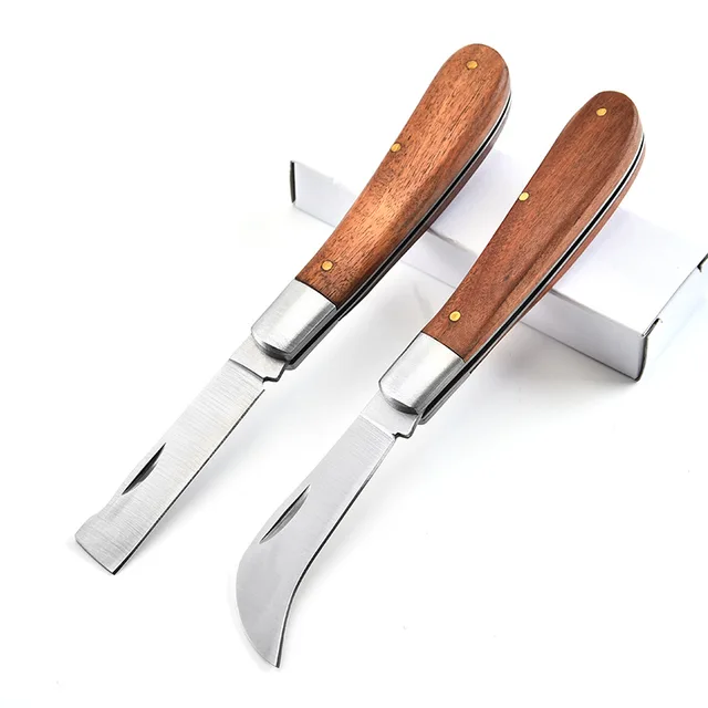 Foldable Grafting Cutter Gardening Pruning Knife Tools Bonsai Grafting Pruning Hand Cutting Garden Pruning Seedling Tree Knife 3