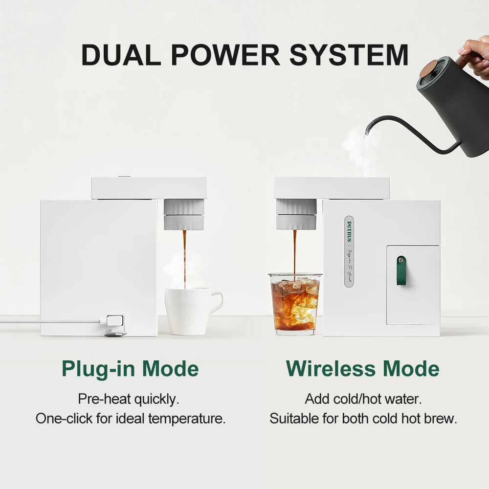 ماكينة قهوة فاخرة طحن وتحضير