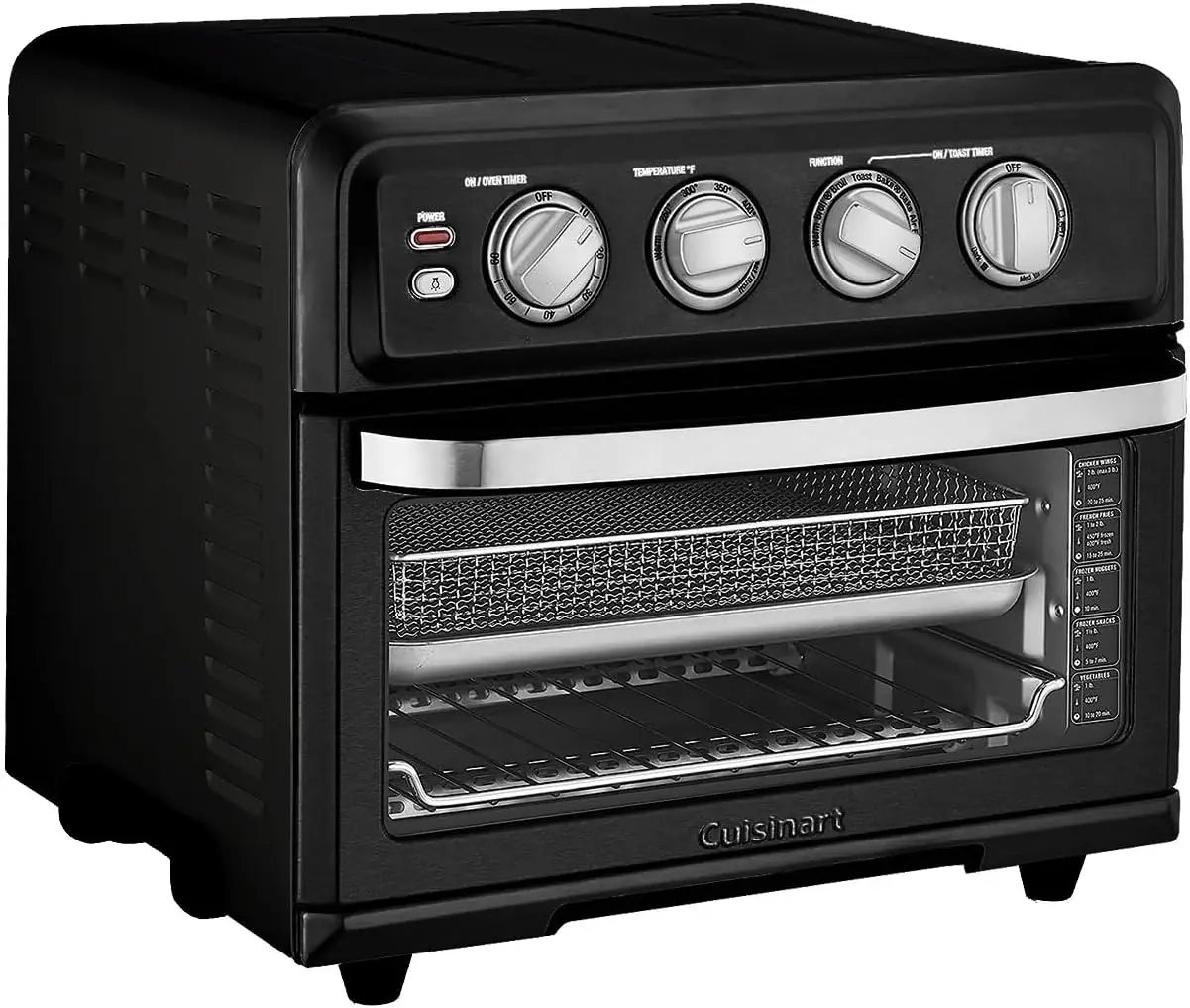 8-1 Oven with Bake, Grill, Broil & Warm Options, Stainless Steel, TOA-70 (Matte Black) 2
