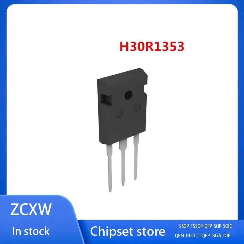 

10PCS/LOT IHW30N135R3 H30R1353 IHW30N110R3 H30R1103 TO-247 30A 1350V