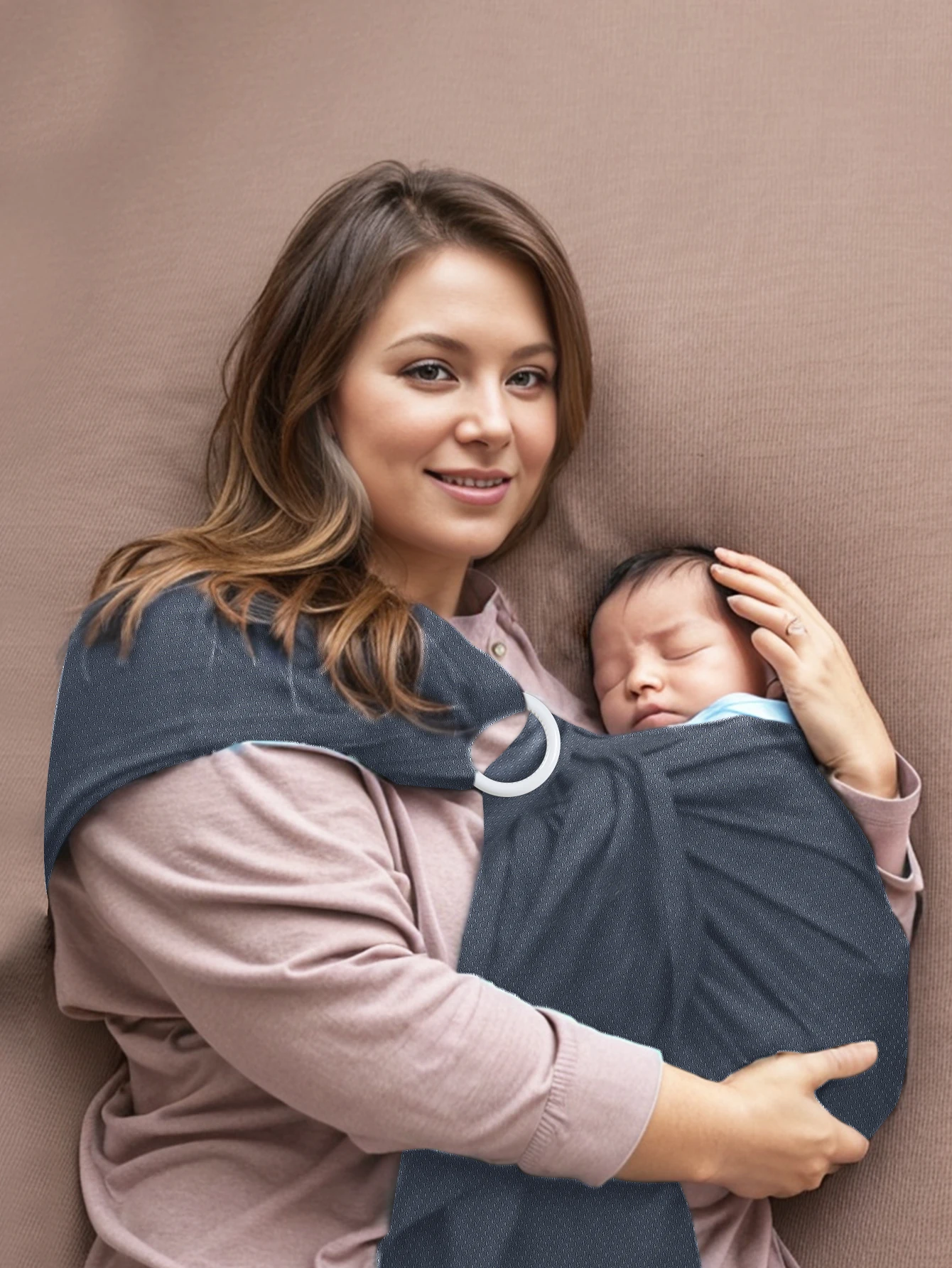 Baby Water Ring Sling Carrier | Lightweight Breathable Mesh Baby Wrap for Infant, Newborn, Kids and Toddlers 4
