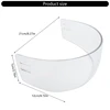 Vented Cut Hockey Visors Inside Anti Fog Ice Hockey Helmets Shield Anti Scratch Straight Cut Hockey Helmets Clear Visors 6