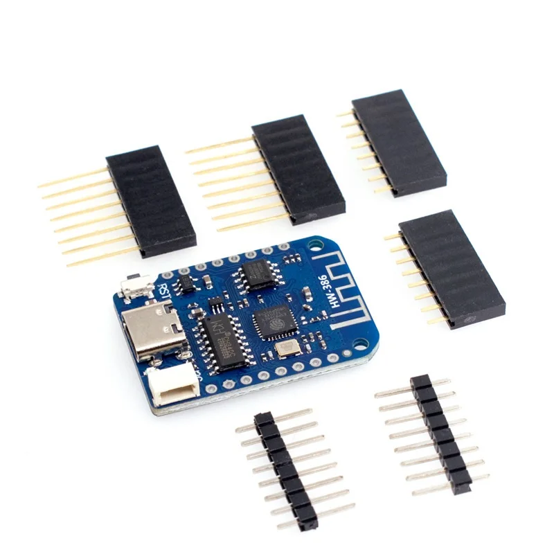 Arduino IDE 프로그래밍용 개발 보드, D1 Mini V4.0.0 사물 인터넷 보드, 3.3V 기반, ESP8266, USB C타입, 4MB