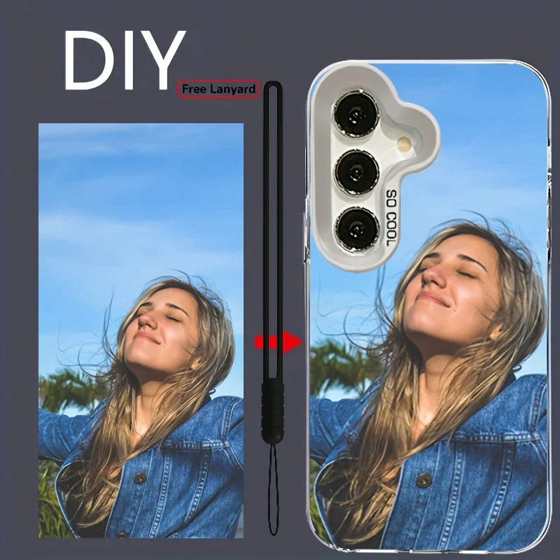 DIY Photo Customization Phone Lanyard Case