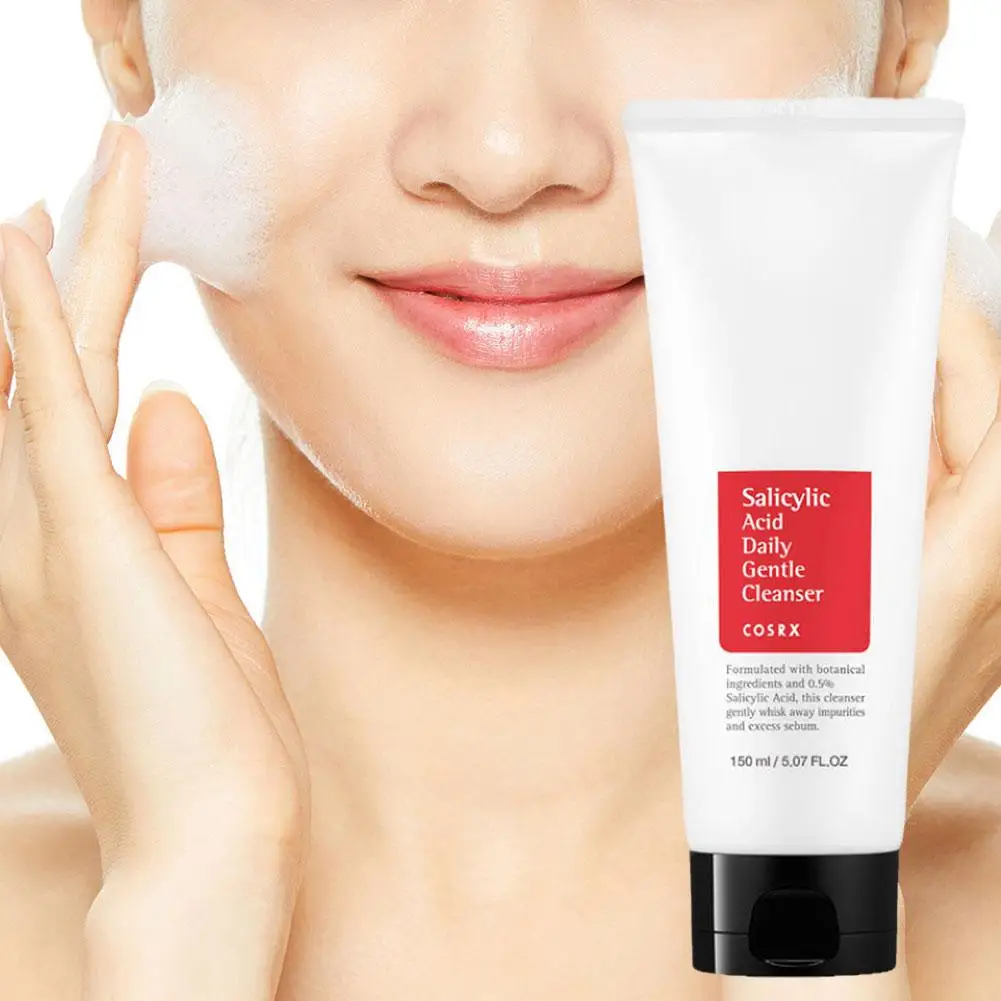 Salicylic Acid Facial Cleanser Amino Acid Face Wash Foam Face Cleanser Moisturizing Facial Cleansing Skin Care Product 100g/150g 3