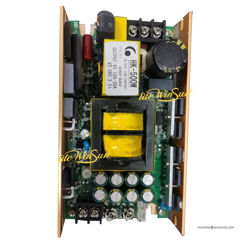 LINEAR POWER DPS500【希少品】 HK-500W-12V-36V AC Power Board LED Matrix Light LED Bee Eye