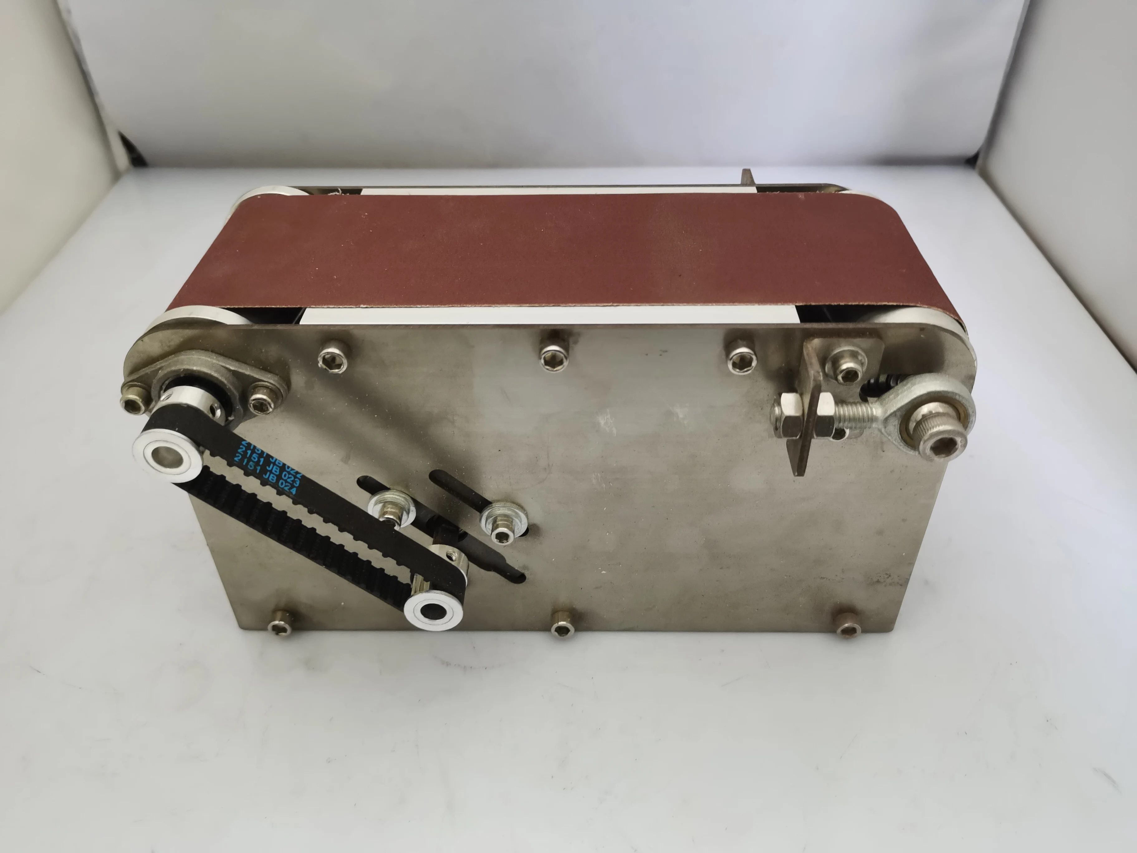 Model 75 desktop industrial grade belt sander, miniature metal woodworking grinder, polishing machine, knife sharpener Home DIY