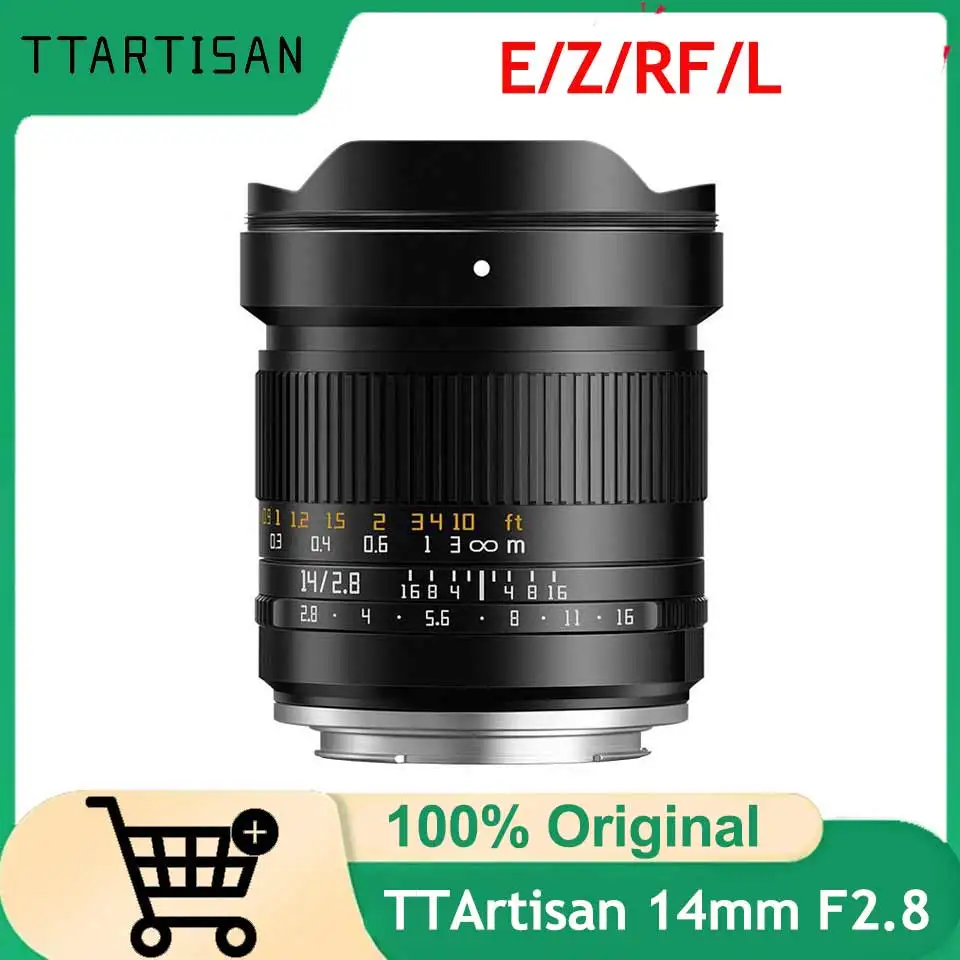 TTArtisan 14mm F2.8 풀프레임 E-마운트 Z-마운트 RF-마운트 L-마..