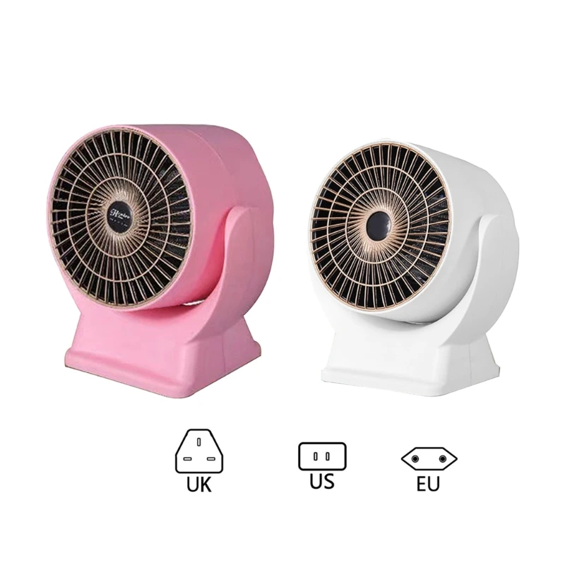 

Desktop Heater 800W Fan Heater Electric Room Heater Air Warmer Mini Desktop Heater Suitable for Office Bedroom Study 20CC