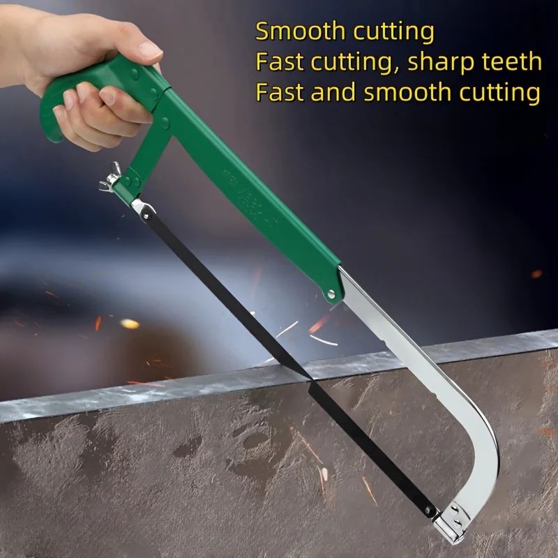 1pc ProCraft Adjustable Hand Saw Frame, Multi-Purpose High-Strength Steel Saw, Woodworking Metal Cutting Tool, Lightweight