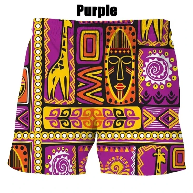 

Vintage Indian Tribes 3D Printed Shorts Pants Men Swimsuit Hip Hop Summer Swim Trunks Beach Shorts homme Sport Gym Ice Short