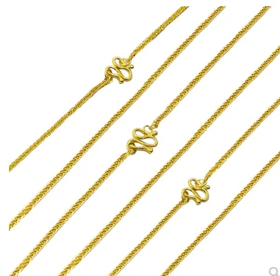 24k gold chains for women 999 real gold jewelry gold necklace for girls  women necklaces chain big chains 5.5g-11.2g - AliExpress