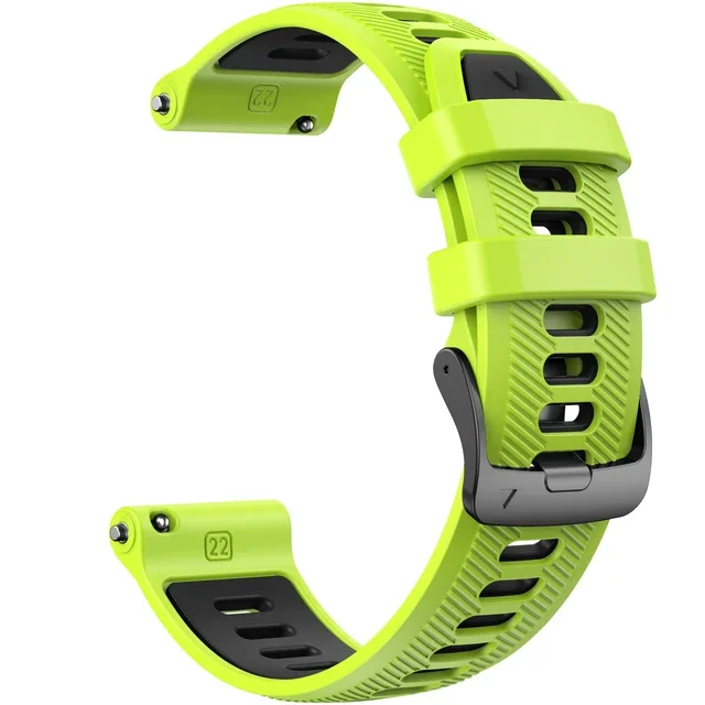 22mm Garmin Silicone Easy Fit Watch Band - Original Bracelet Replacement Strap