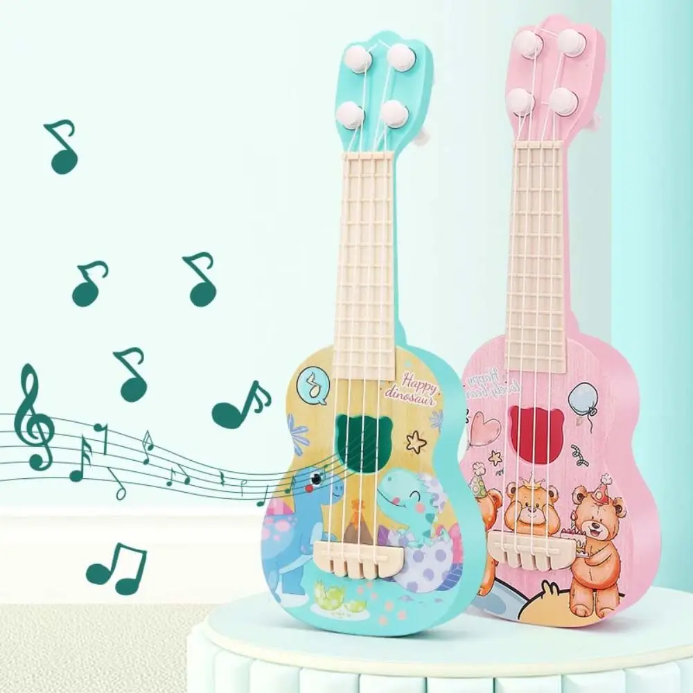 

Children Music Toy Musical Instrument Toy For Baby Adjustable String Knob Mini Ukulele Guitar Rhythm Training Entertainment Toys