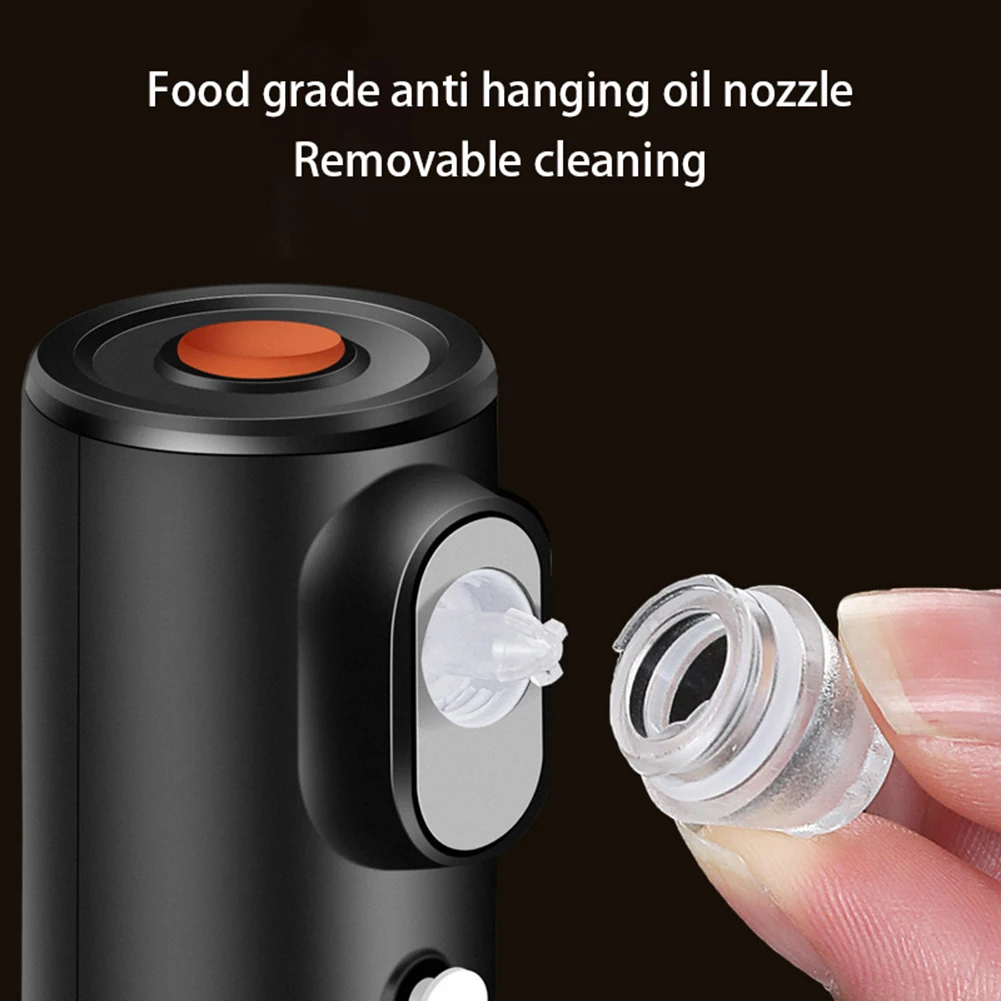Electric Oil Sprayers For Cooking USB Rechargeable Oil Spray Bottle For Kitchen