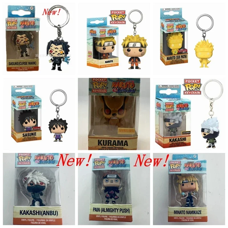 thumbnail image 2 of Nuevos llaveros Funko SIX PATH KAKASHI Sasuke Kurama Figuras de acción exclusivas Llavero Pain Anime japonés Llavero de bolsillo Juguetes, 2 of 5