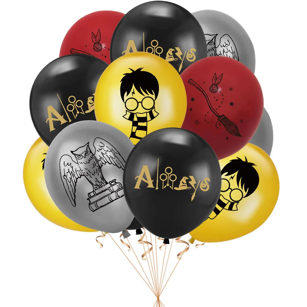12Pcs 12 Inch Cartoon Magic Balloons Latex Balloons Set Cartoon Party Decorations Baby Shower Kid Birthday Party Helium Balloon