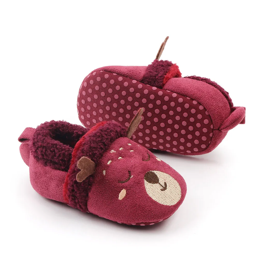 Baby Witnter Shoes Cute Animal Soft Cotton for 0-9-18 Months Newborn Toddler Prewalking Indoor Anti-slip High Quality NewFashion