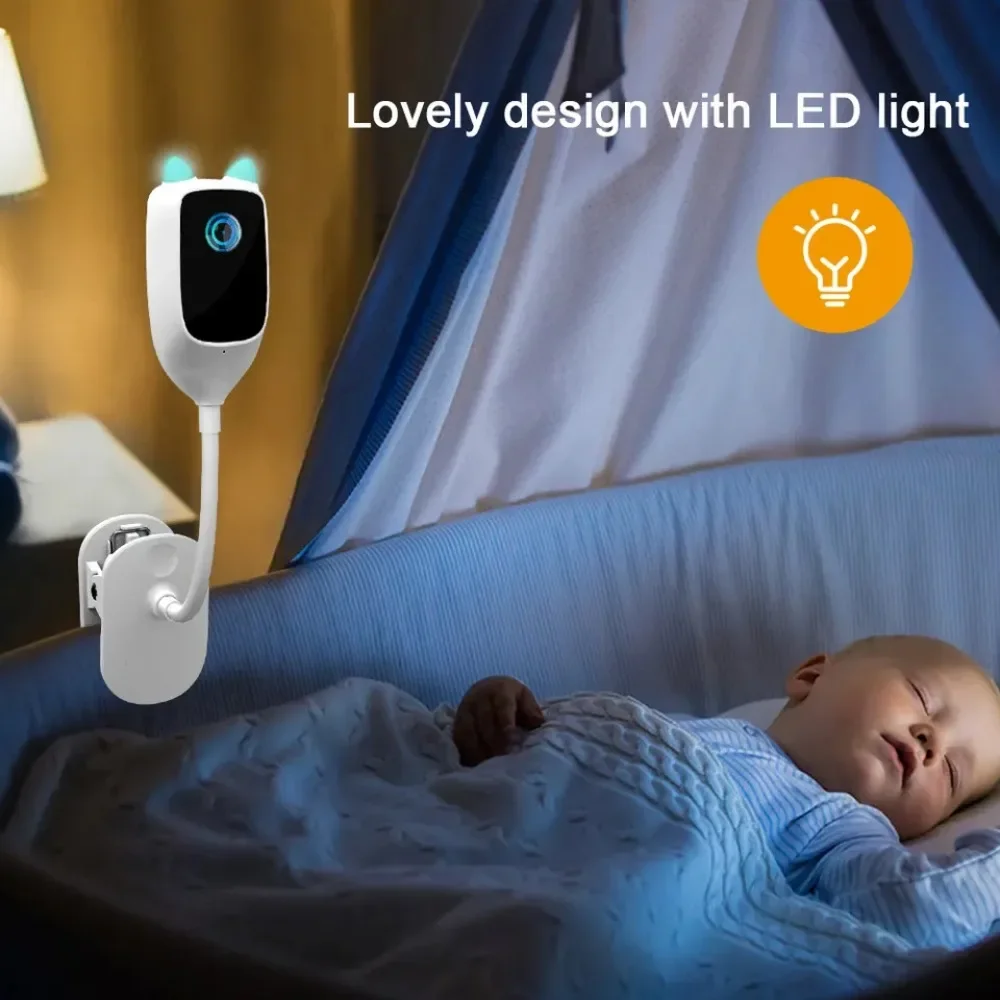 Smart Baby Monitor Camera 1080P HD Video Pixels 150&deg; Infrared Night Vision Cry Detection baby monitor