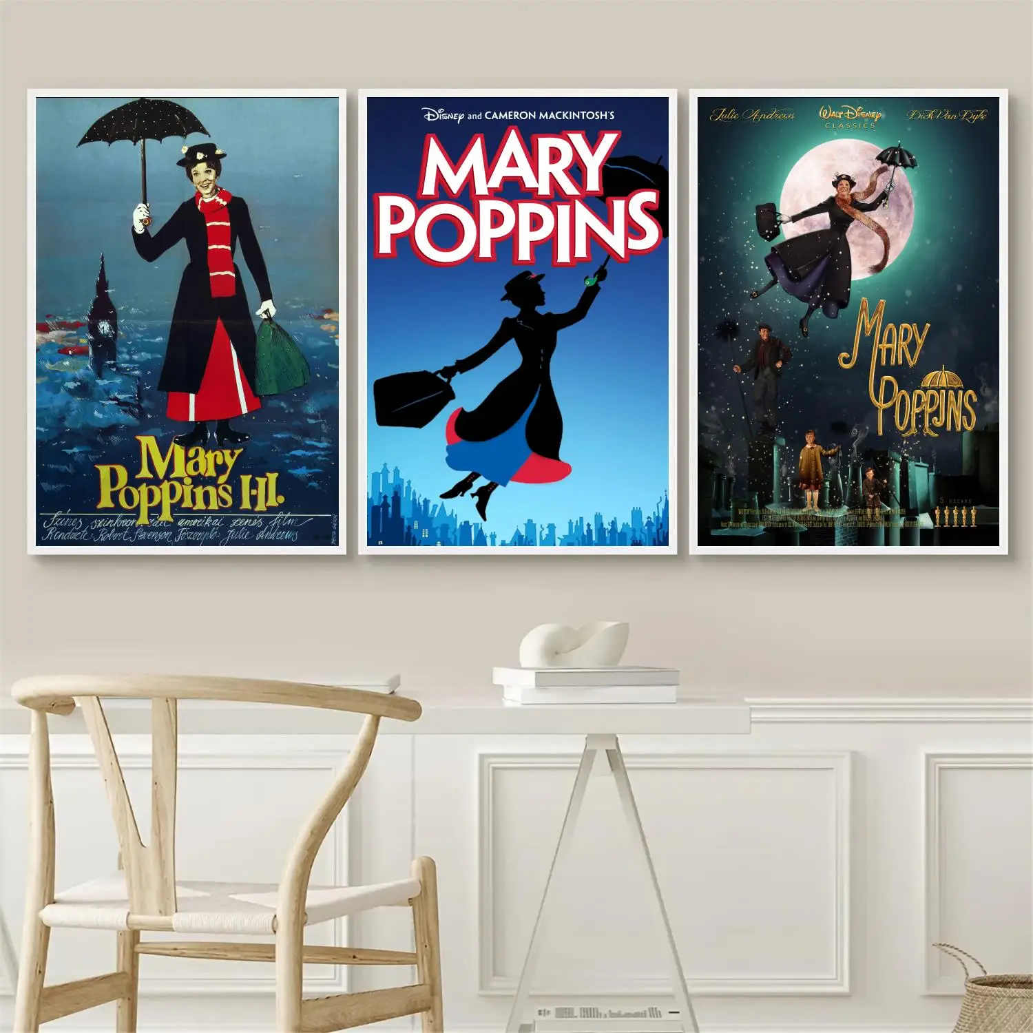 Mary Poppins Movie Poster Wall Art 24x36 Canvas Posters Decoration Art  Poster Personalized Gift Modern Family Bedroom Painting - Painting &  Calligraphy - AliExpress