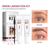 Brow Lamination Kit Semi-Permanent Lash & Brow Fixation Lash Perming Set for Eyelashes Brow Lift Perm Fixation Tube Set Makeup 1
