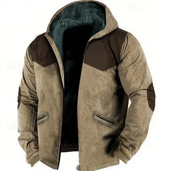 Retro Striped Zip Hoodie 1