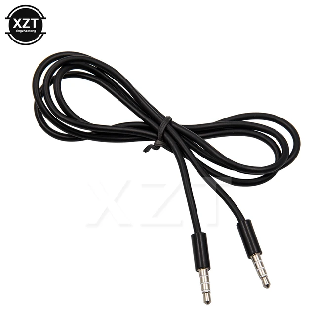 RS PRO Male 6.35mm Mono Jack to Male 3.5mm Mono Jack Aux Cable, Black, 5m