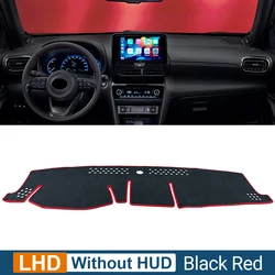 Car Dashboard Sun Shade Cover & Non - Slip Mat for Enhanced Protection and Style (LHD Black Red)