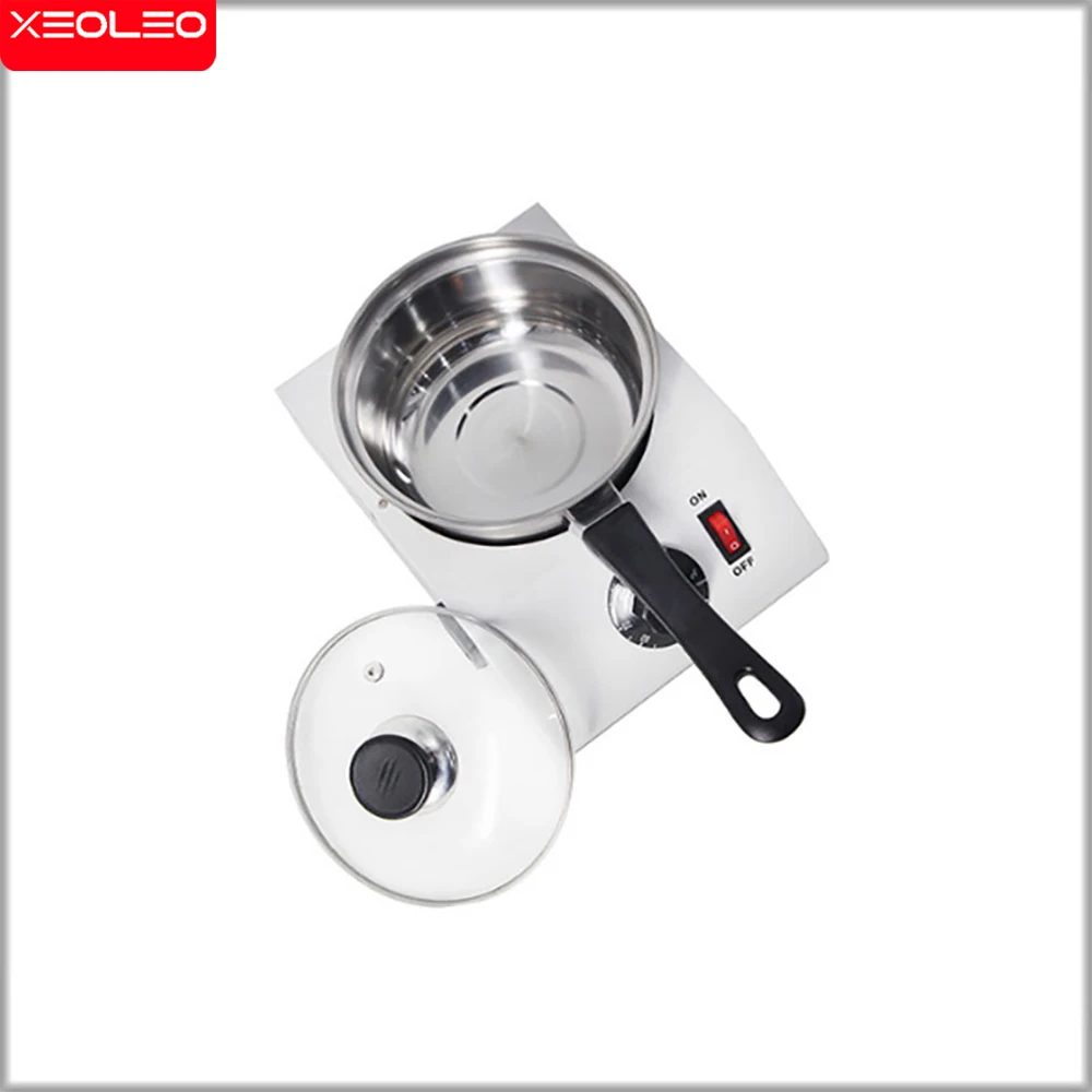 XEOLEO Chocolate Melting Machine Tempering Dispenser For Home Mini Boiled Milk/wine Pot Melt Butter Commercial Food Processor