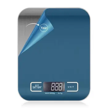 식품 다이어트용 스테인리스 스틸 주방 저울, 우편 밸런스 측정, LCD 정밀 전자, 10KG