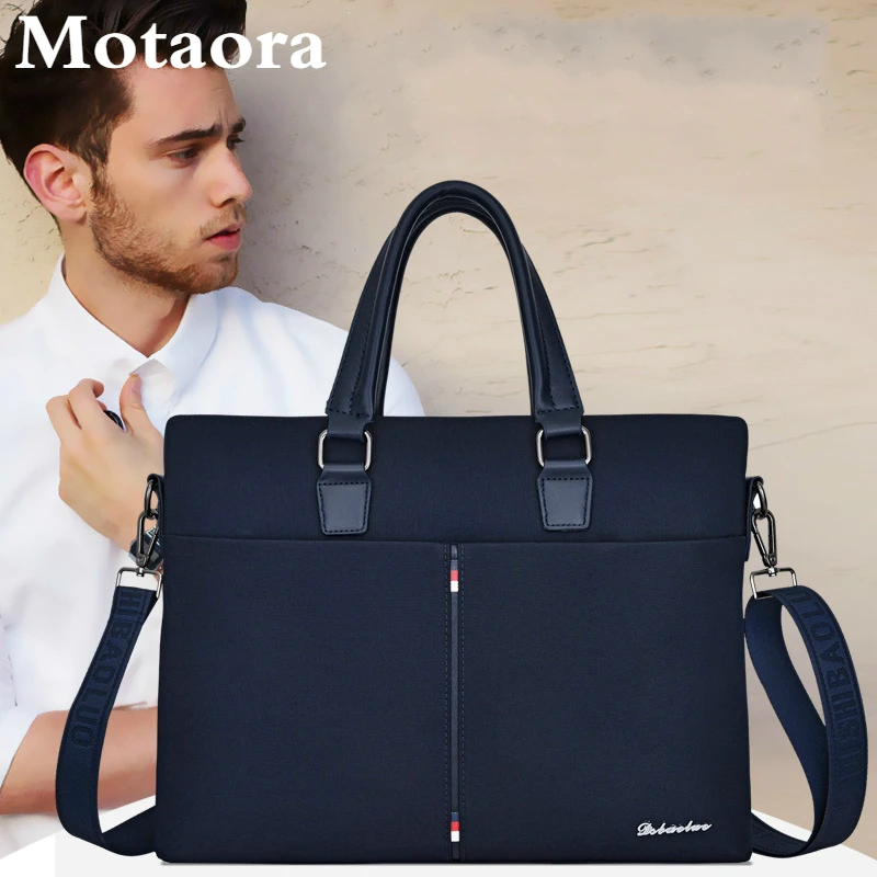 Leather Briefcase For 14 Macbook Lenovo Men