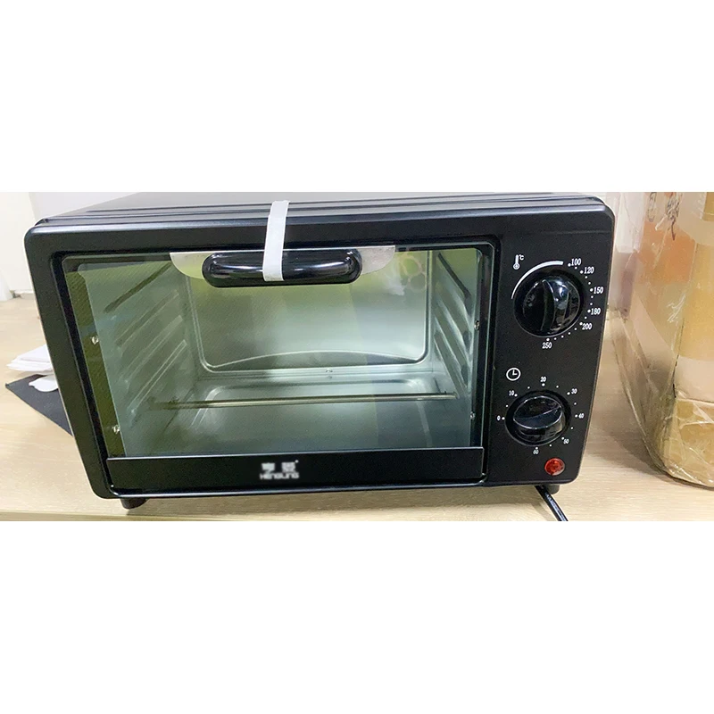 HIZLJJ Electric Oven Mini Household Baking Multi-Function Toaster Oven  Cooker for for Bread,Bagels,Cookies,Pizza with Baking Tray Rack,Auto Shut  Off