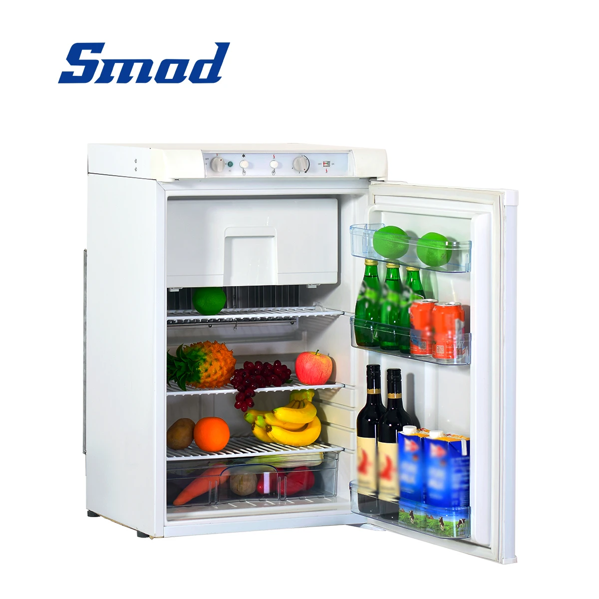 SMAD 1.7 Cu Ft Refrigerator 12V/110V Mini Fridge Truck RV Cooler Camper  AC/DC US