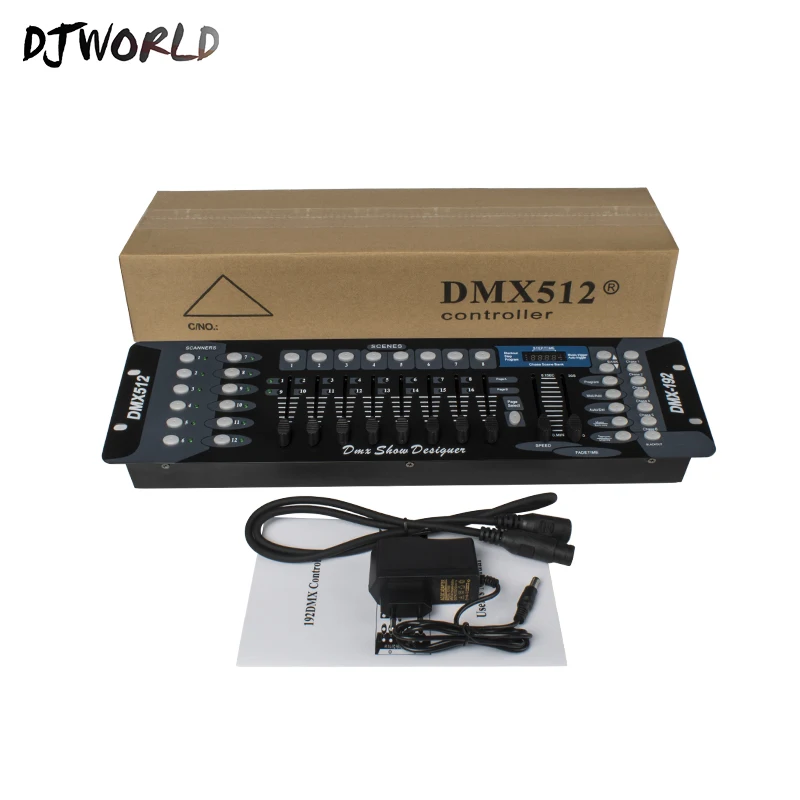 192 DMX Controller Stage Lighting for Moving Head Light 192 Channels Dj Controller for DMX512 DJ Equipment Dsico Controller 6