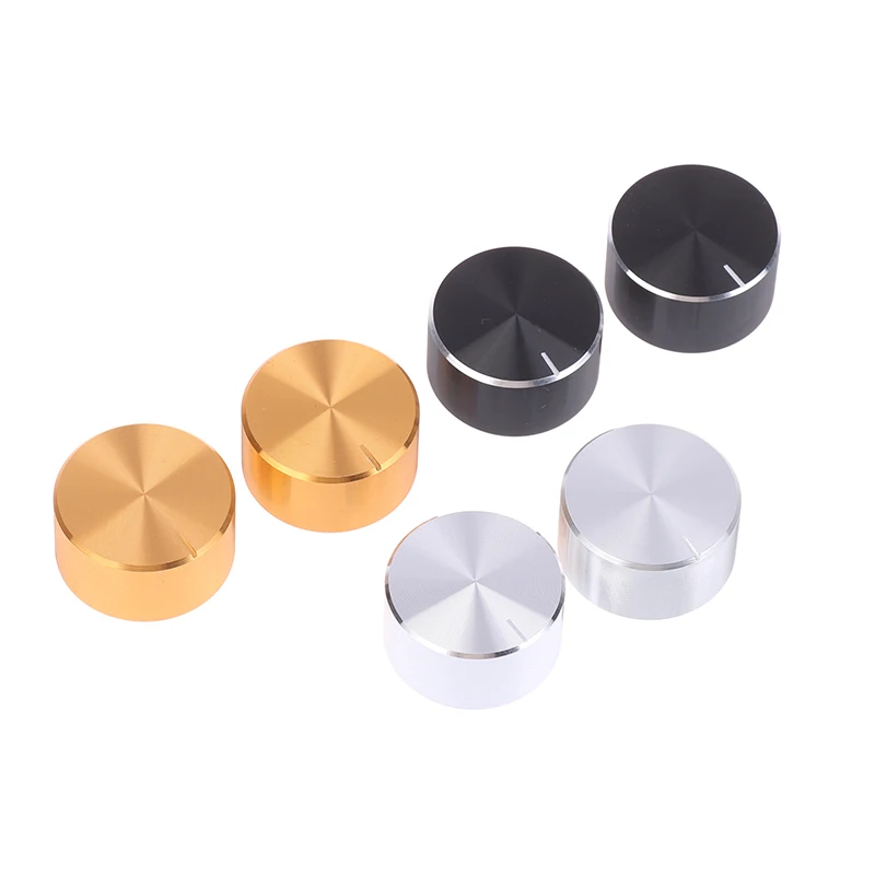 25x13MM Aluminum Alloy Rotary Encoder Switch Shaft Hole 6MM Potentiometer Knob Audio Amplifier Synthesizer Volume Control Knob
