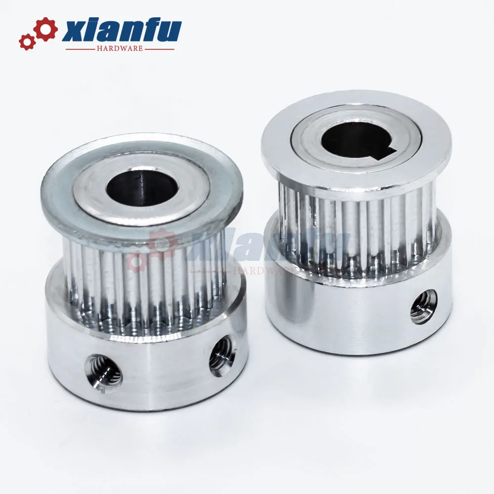 Timing Belt Pulley HTD3M 20 Teeth 3M Bore 4/5/6/6.35/7/8/10/12/14mm Aluminum HTD 20T Synchronous Wheel Sync Width 6/10/15mm