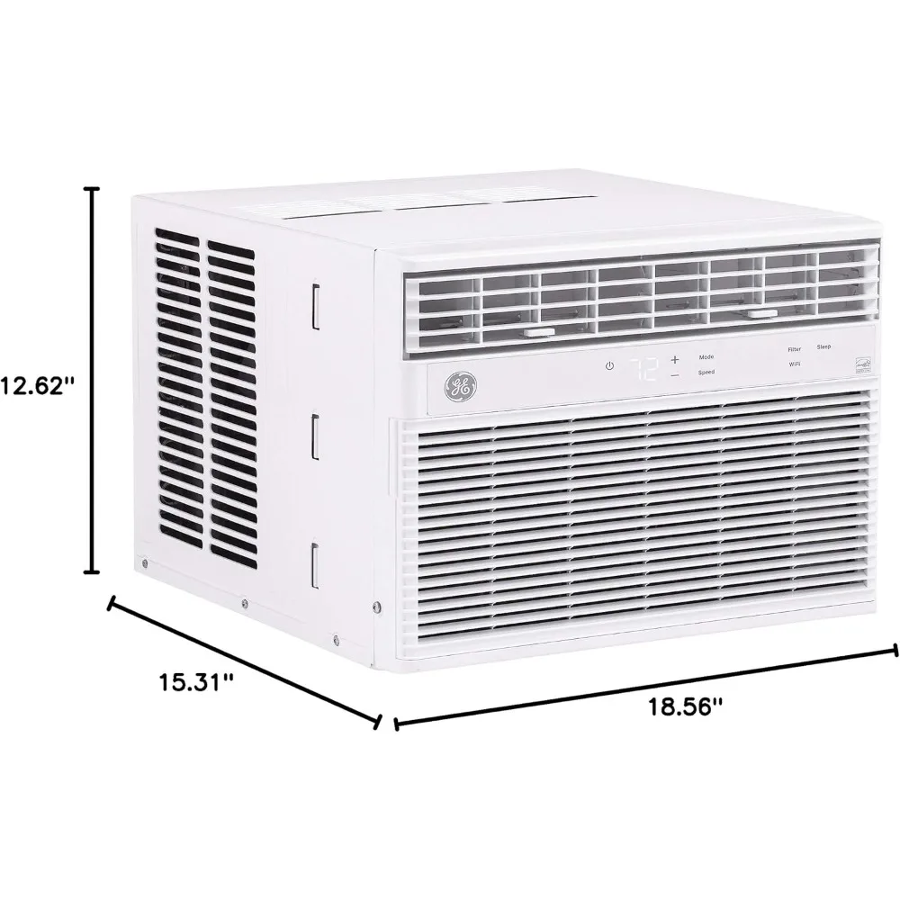 Window Air Conditioner 8000 BTU, Wi-Fi Enabled, Energy-Efficient Cooling for Medium Rooms, 8K BTU Window