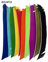 50Pcs 7-10Inch Archery Arrow Fletching Full Length No Cut Colored Turkey Feather for Arrow Vanes Hunting DIY Accessories RW 1