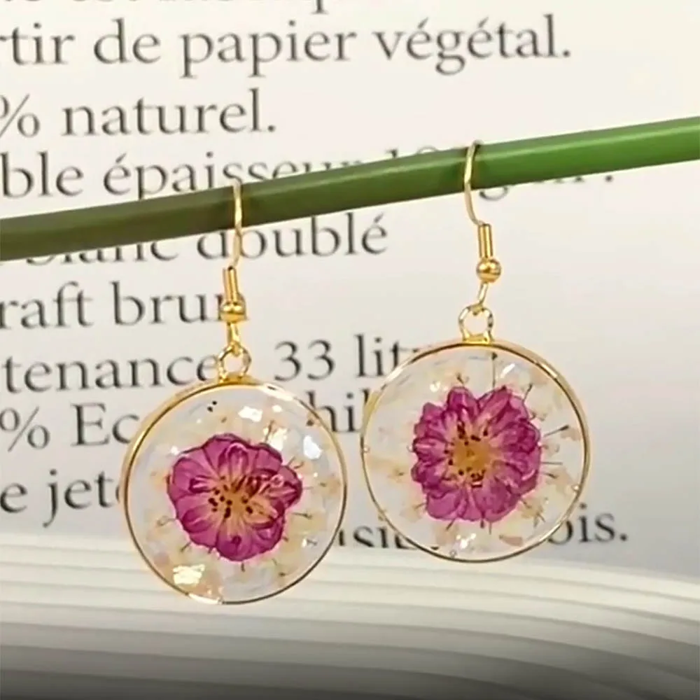 Flower earrings Magaela wedding earrings Bridal jewelry Flower jewelle –  magaela