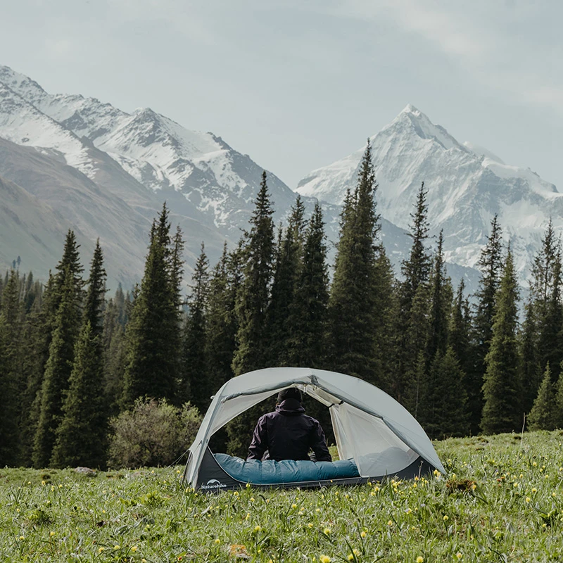 Naturehike Star UL Outdoor Tent 2Person 15D Silicone Fabric Double-layer Camping Tent Ultralight Family Hiking Travel Beach
