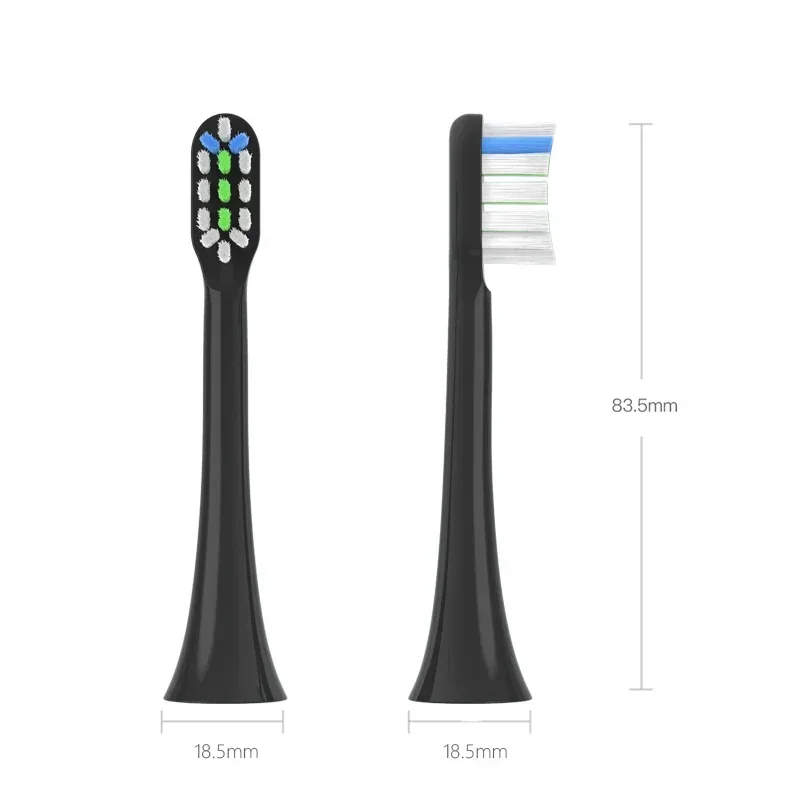 SOOCAS X3 X3U X5 구리 프리 교체 칫솔 헤드, 음파 전동 칫솔 깍지 헤드, 스마트 브러시 헤드, 3 개