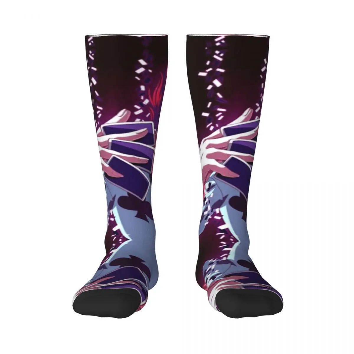 

Adult Stockings Hunter X Hunter Hisoka ALphabet 3 High elasticity Graphic Graphic Vintage Hyundai Elastic Stockings