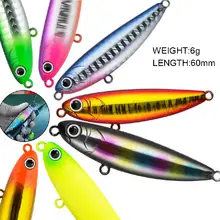 3D Fishing Lure 60mm/6g Floating Pencil Bait Topwater Artificial Hard Bait Freshwater Saltwater Carp Fishing Tackle Accessories